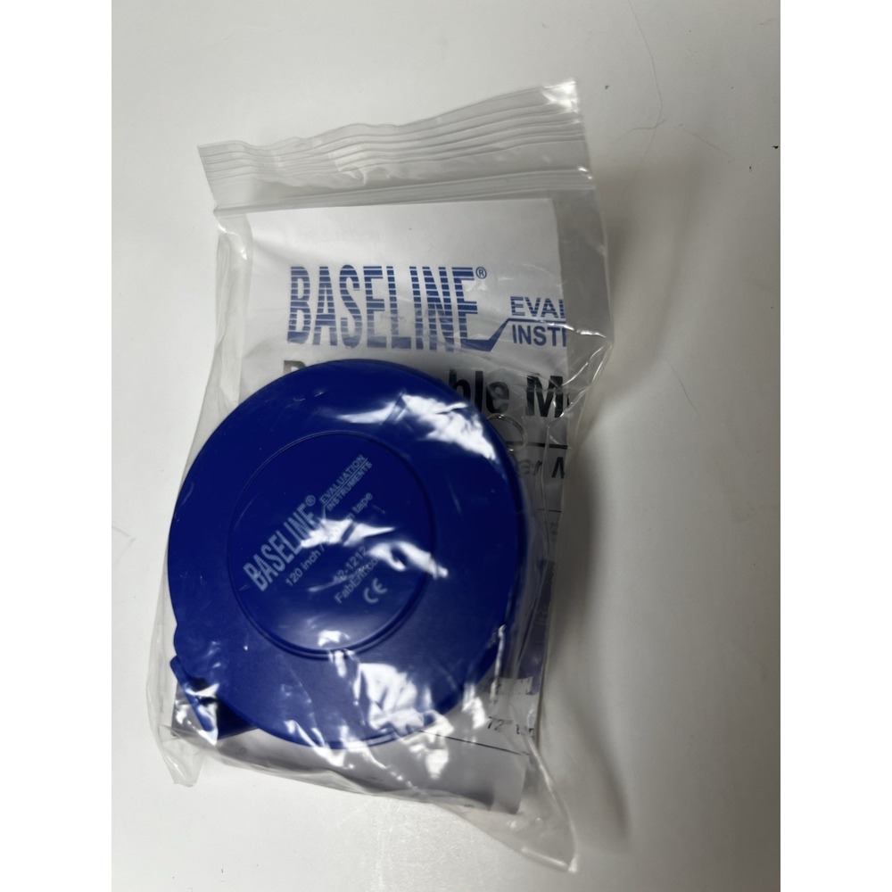 Baseline 12-1212 Measuring Tape | 120" Retractable Vinyl Tool‎ Inch/CM | NEW